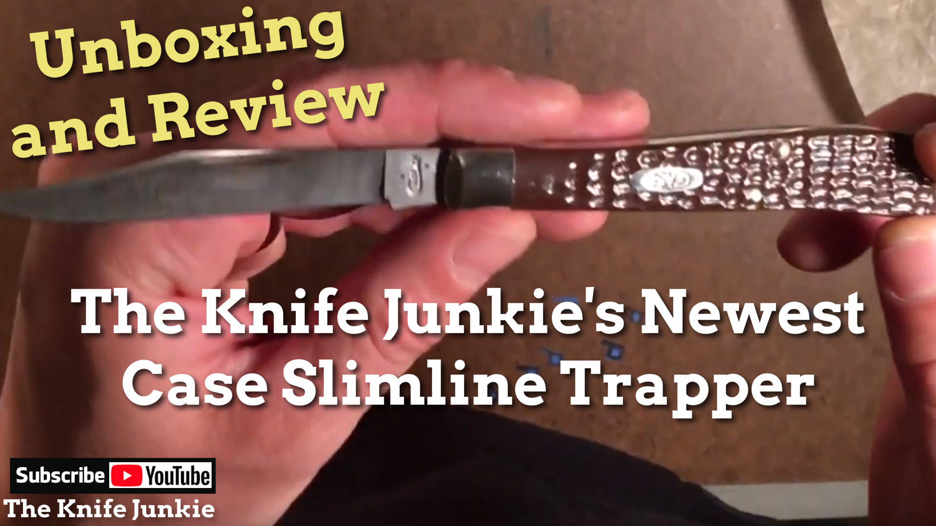 The Knife Junkie Unboxes a Case Slimline Trapper