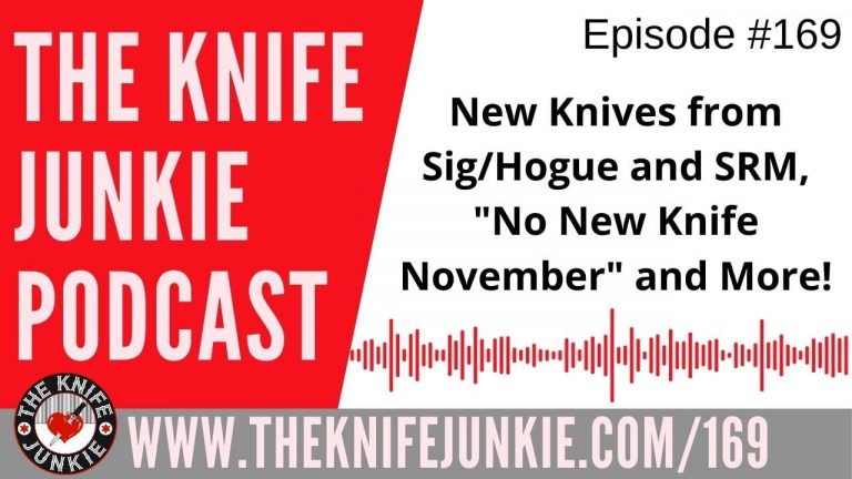 Sig/Hogue K320, SRM 9201, American Blade Works Model 1 V5 and More - The Knife Junkie Podcast Episode 169