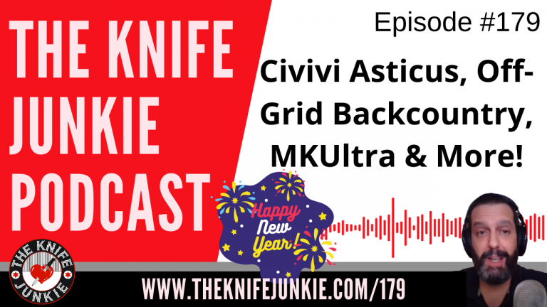 Cold Steel Immortal, Off-Grid Backcountry, Jason Knight Tactical Elements MKUltra - The Knife Junkie Podcast Episode 179