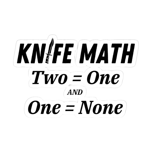 Knife Math shirt 2=1 and 1=0