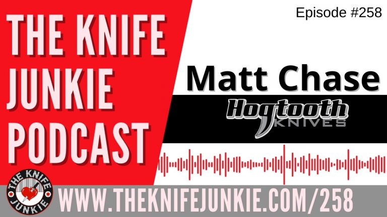 Matt Chase of Hogtooth Knives, Creator of Bob's Custom 50th Birthday Knife - The Knife Junkie Podcast Episode 258