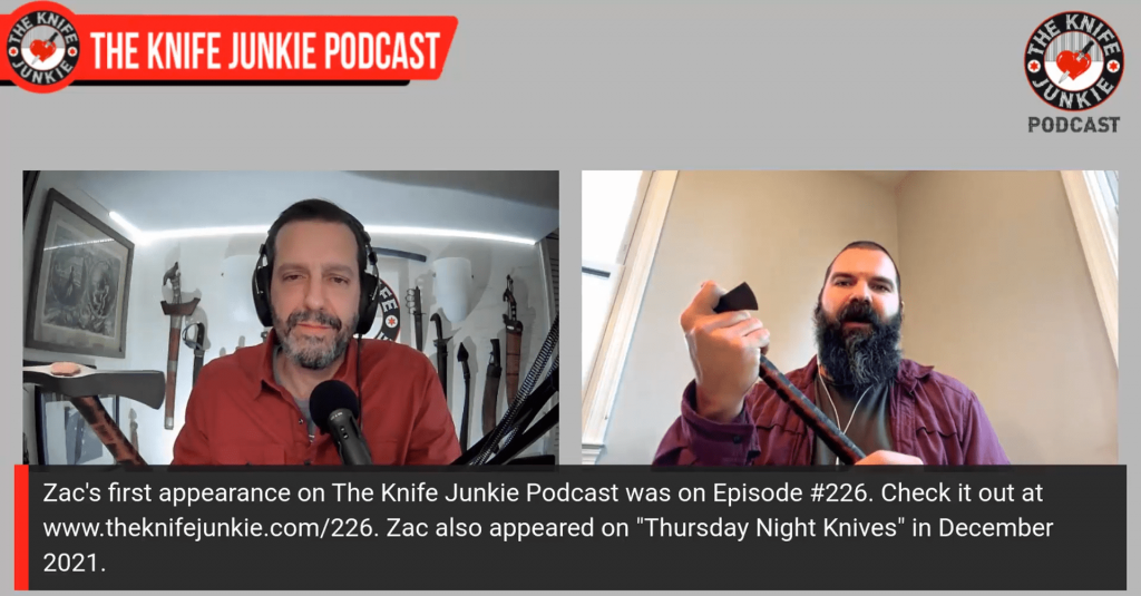 The Knife Junkie Podcast with Zac Wingard of Wingard Wearables