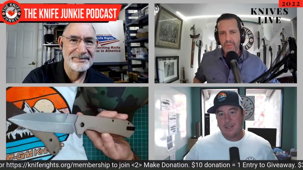 Knife Rights Doug Ritter and Off-Grid Knives Cary Orefice - The Knife Junkie Podcast