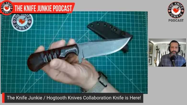 The Knife Junkie / Hogtooth Knives collaboration knife
