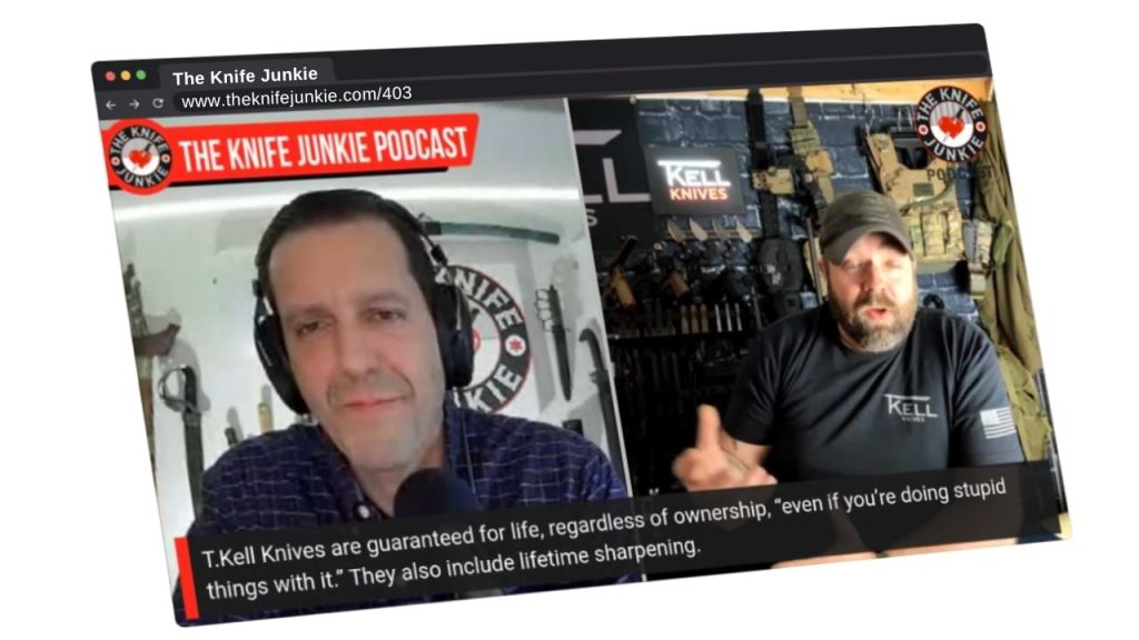 T.Kell Knives - The Knife Junkie Podcast (Episode 403)