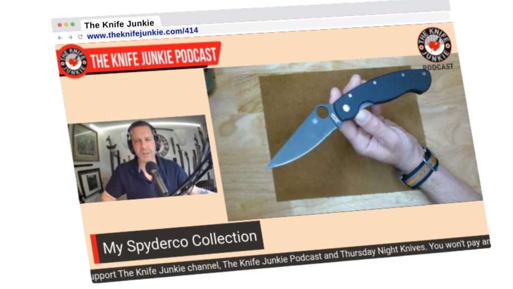 My Spyderco Collection (Most of It) - The Knife Junkie Podcast (Episode 414)
