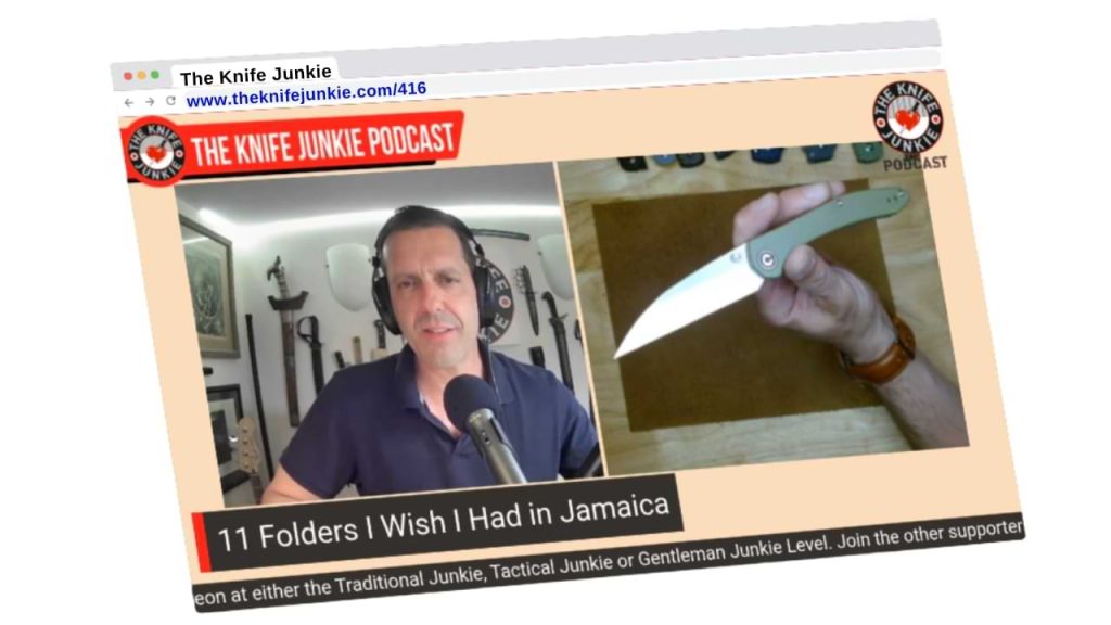 11 Folders I Wish I Had in Jamaica - The Knife Junkie Podcast (Episode 416)