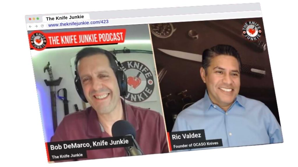 Ric Valdez, Ocaso Knives - The Knife Junkie Podcast (Episode 423)