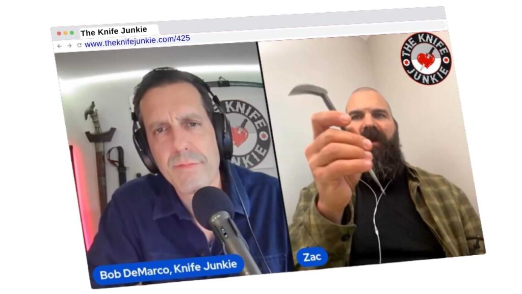 Zac Wingard of Wingard Wearables joins Bob "The Knife Junkie" DeMarco on Episode 425 of The Knife Junkie Podcast