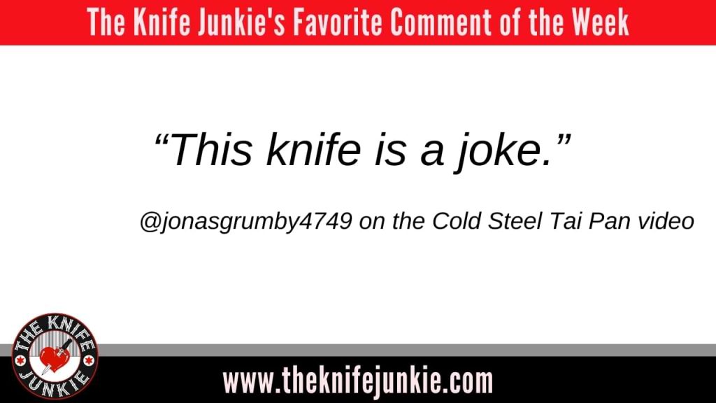 Comment of the Week Episode #445 The Knife Junkie Podcast