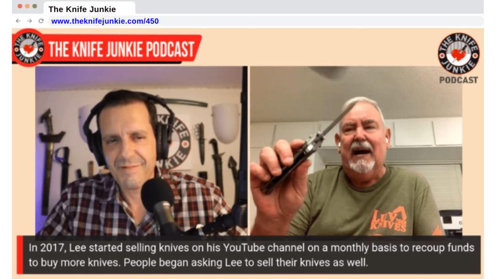 Lee, LuvThemKnives - The Knife Junkie Podcast (Episode 450)