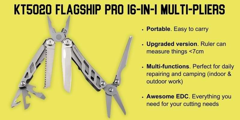 KT5020 FLAGSHIP Pro 16-in-1 Multi-Pliers