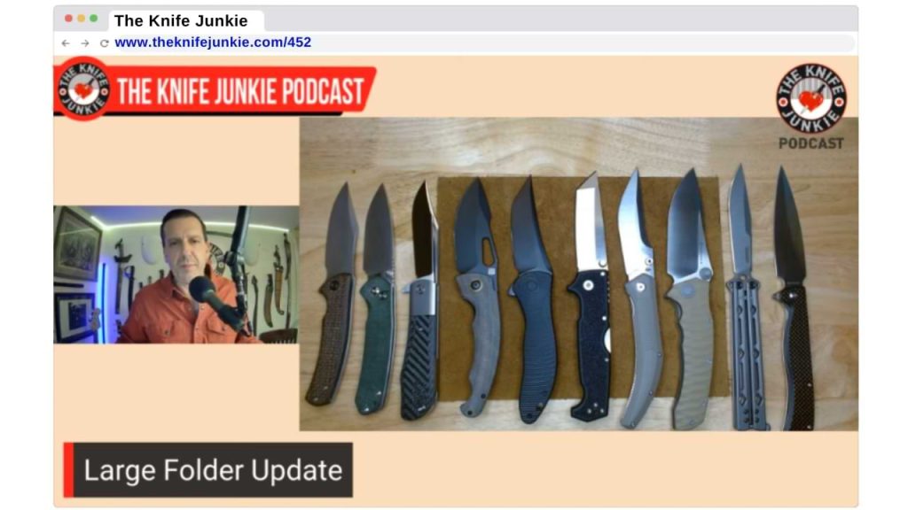 Large Folder Update - The Knife Junkie Podcast (Episode 452)
