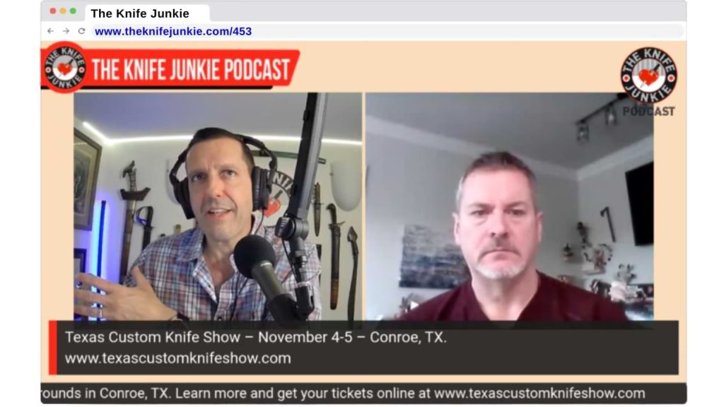 Texas Custom Knife Show (Nov. 4-5) - The Knife Junkie Podcast (Episode 453)