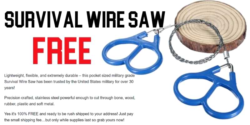 Free Survival Wire Saw
