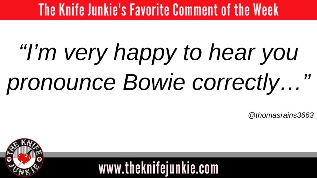 comment of the week #2 - Hey U.K., That’s Not a “Zombie Knife”... This is a Zombie Knife: The Knife Junkie Podcast (Episode 476)