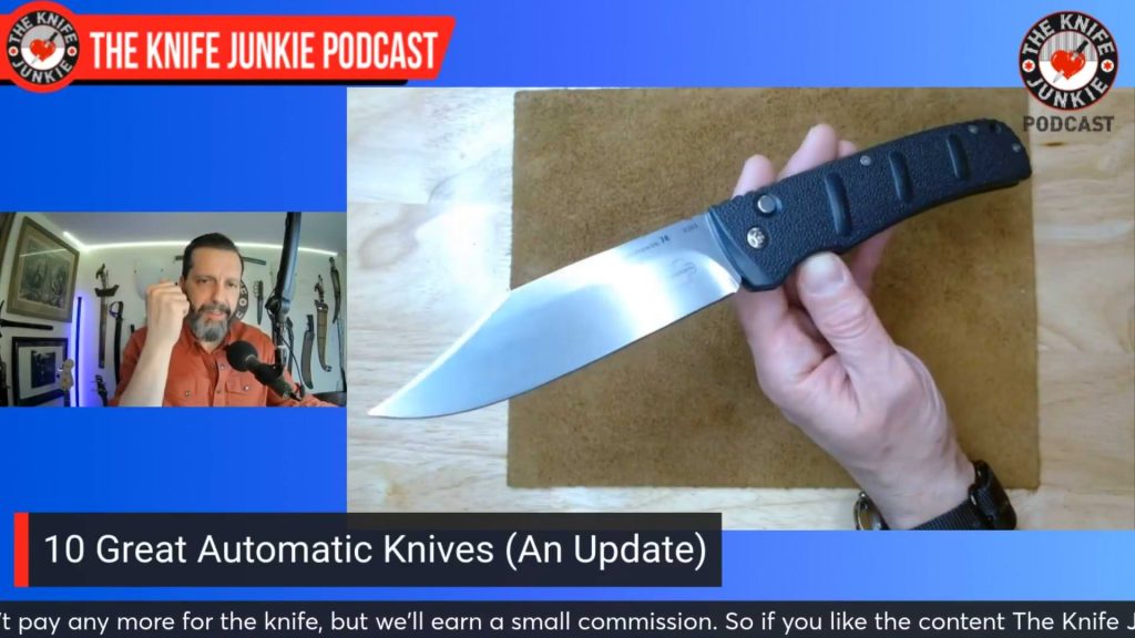 10 Great Automatic Knives (An Update): The Knife Junkie Podcast (Episode 480)