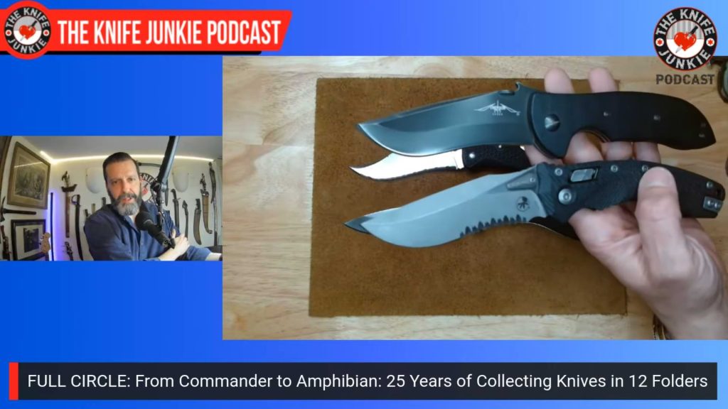 From Commander to Amphibian: 25 Years of Collecting Knives in 12 Folders: The Knife Junkie Podcast (Episode 484)