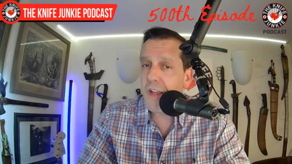 The Knife Junkie Podcast 500th Episode Special Edition: Bob Terzuola Michael Janich Lynn Thompson