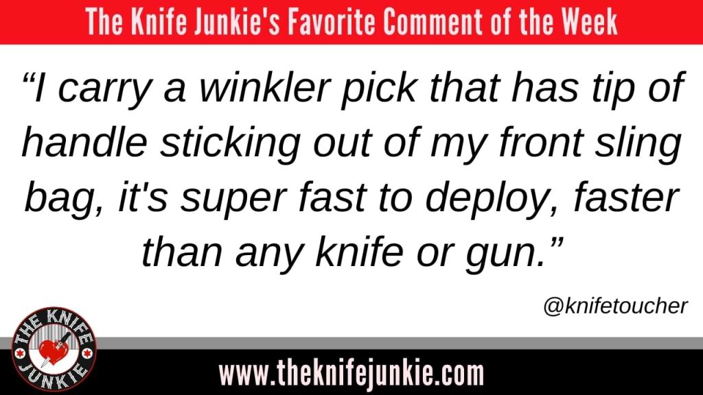 Great Pool Knives: Summer Weight Folders: The Knife Junkie Podcast (Episode 516) comment of the week