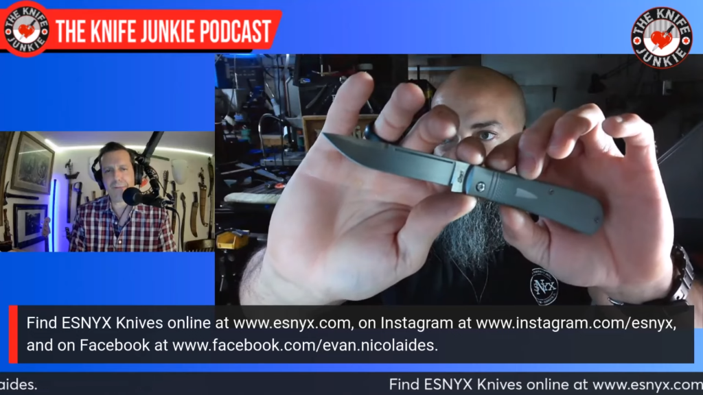 Evan S. Nicolaides, ESNYX Knives: The Knife Junkie Podcast (Episode 510)