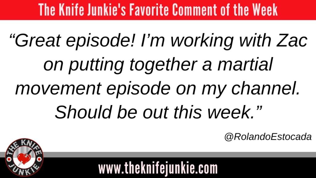 Pig Stickers: The Knife Junkie Podcast (Episode 520) comment of the week