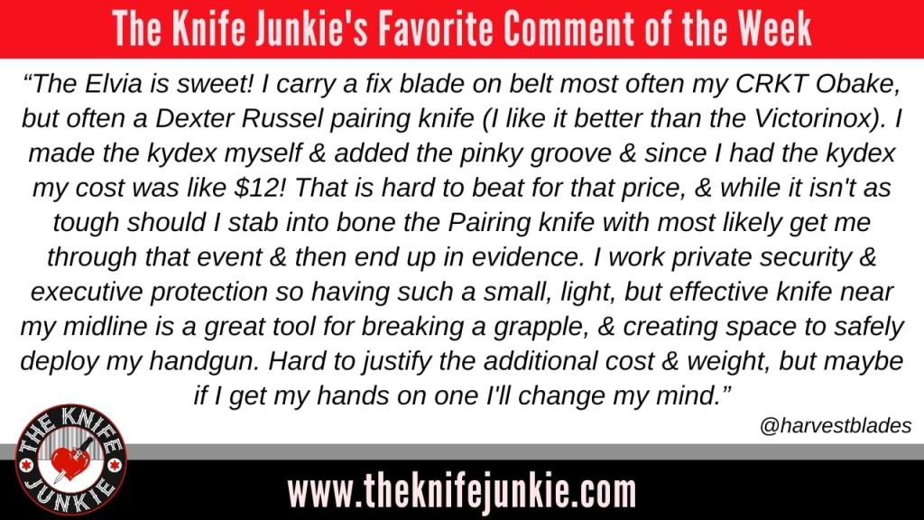 Handle Wrapped Knives: The Knife Junkie Podcast (Episode 526) comment of the week