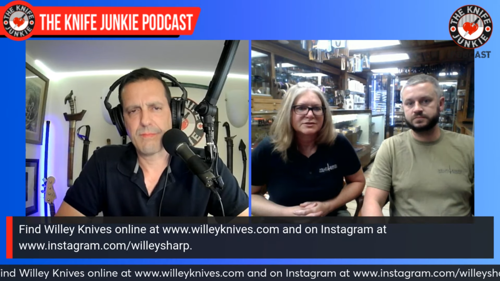 Geri and Matt Willey, Willey Knives: The Knife Junkie Podcast (Episode 530)