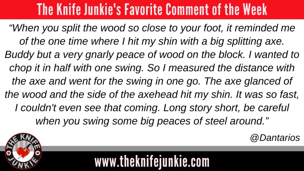 knives should be in horror movies - comment of the week, episode 547 The Knife Junkie Podcast