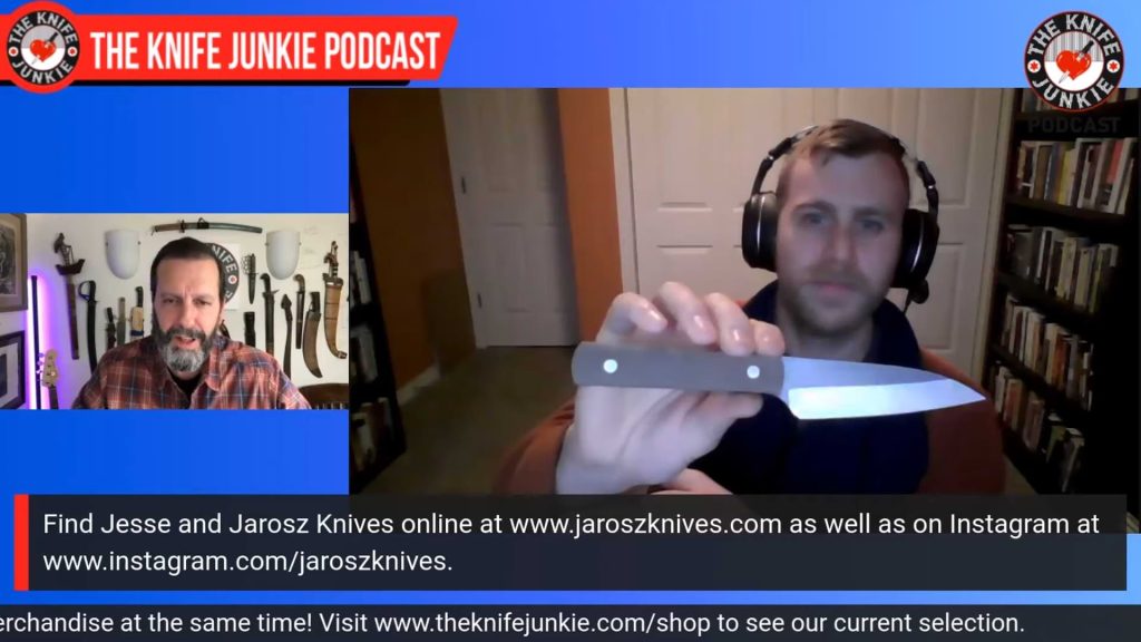 Jesse Jarosz, Knife Maker: The Knife Junkie Podcast (Episode 559)