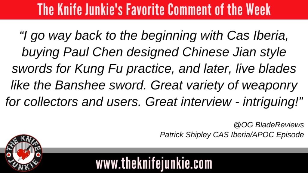 Best 4" Cold Steel Folders: The Knife Junkie Podcast (Episode 593) comment