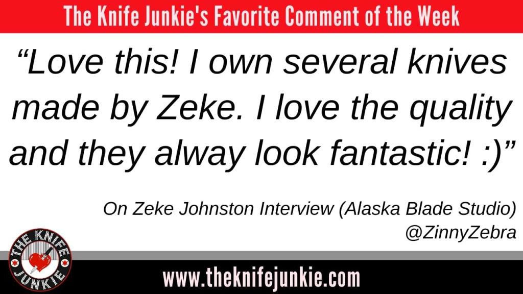 Giveaway Fixed Blades from OG Blade Reviews: The Knife Junkie Podcast (Episode 595) comment