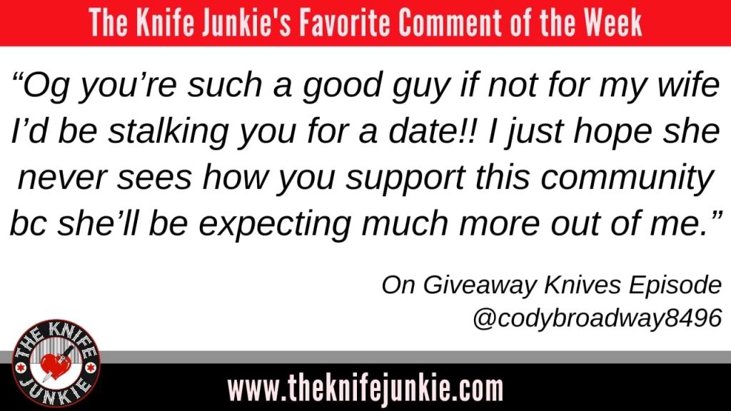 Large Ethno-Inspired Knives: The Knife Junkie Podcast (Episode 597) comment