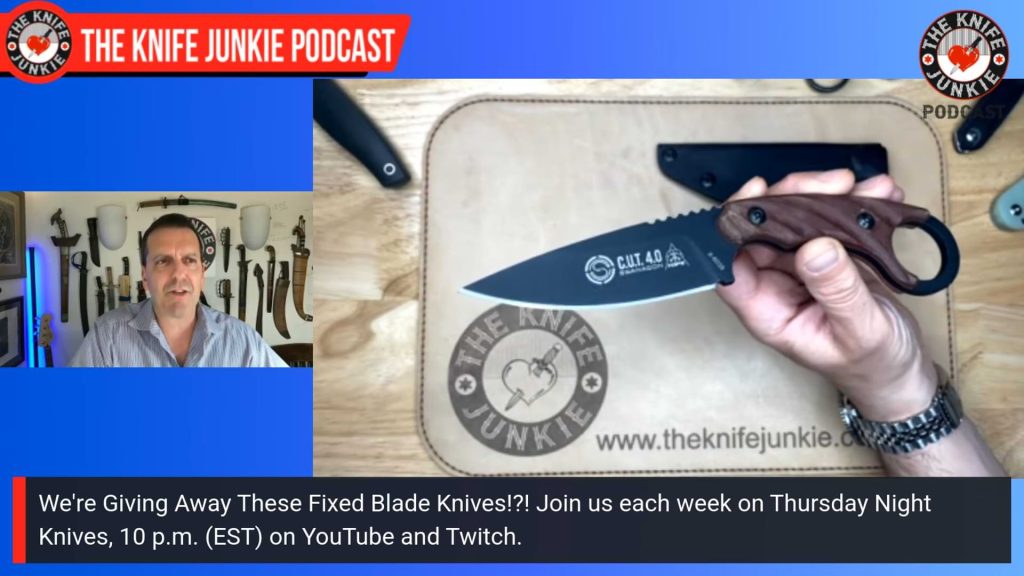 Giveaway Fixed Blades from OG Blade Reviews: The Knife Junkie Podcast (Episode 595)