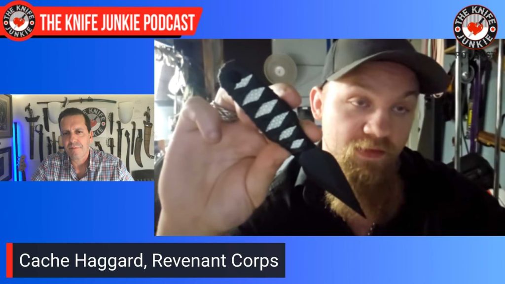 Cache Haggard of Revenant Corps joins Bob "The Knife Junkie" DeMarco on Episode 612 of The Knife Junkie Podcast