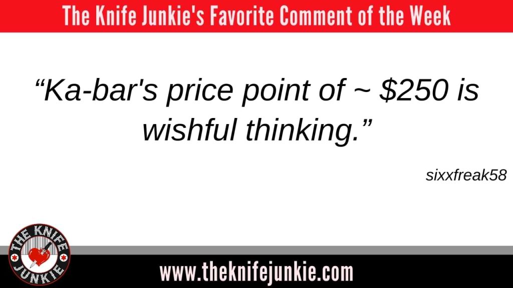 comment 10 New Knives I Love + Something Special!: The Knife Junkie Podcast (Episode 620)