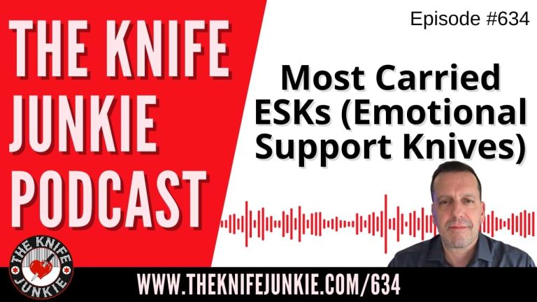 Most Carried ESKs (Emotional Support Knives): The Knife Junkie Podcast (Episode 634)