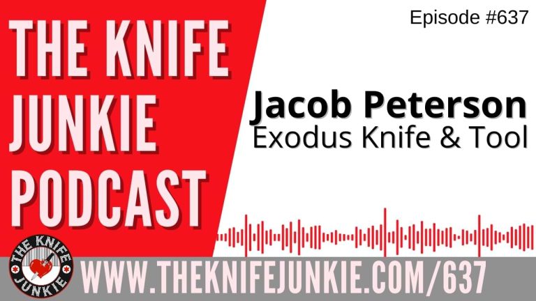 Jacob Peterson, Exodus Knife & Tool: The Knife Junkie Podcast (Episode 637)