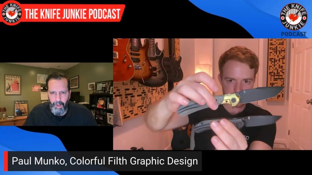 Paul Munko, Colorful Filth Graphic Design: The Knife Junkie Podcast (Episode 648)
