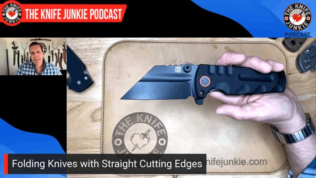Folding Knives with Straight Cutting Edges: The Knife Junkie Podcast (Episode 668)